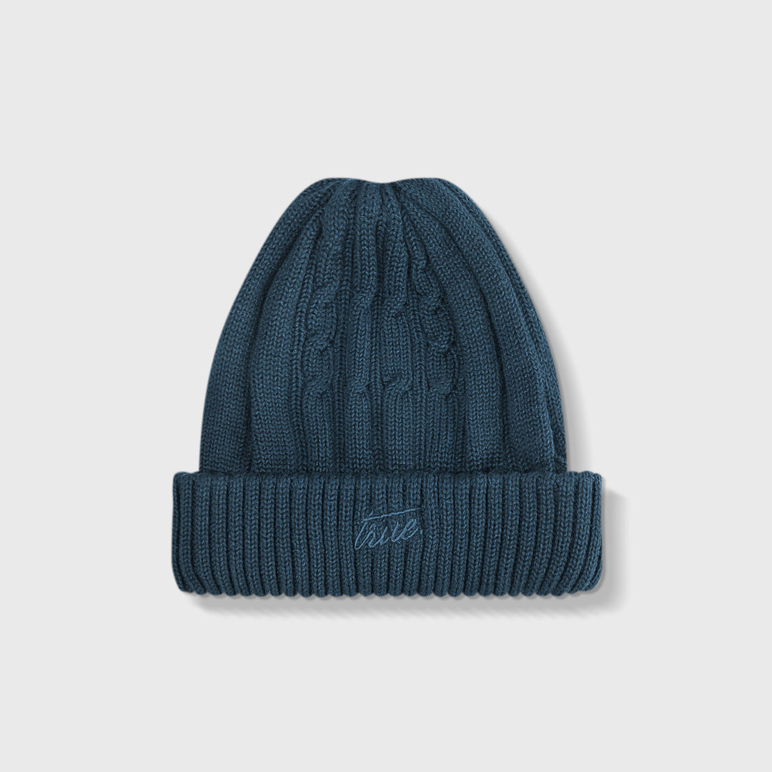 Daily knit Beanie - Deep Blue