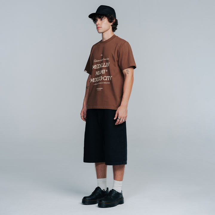 True Global T-Shirt - Brown