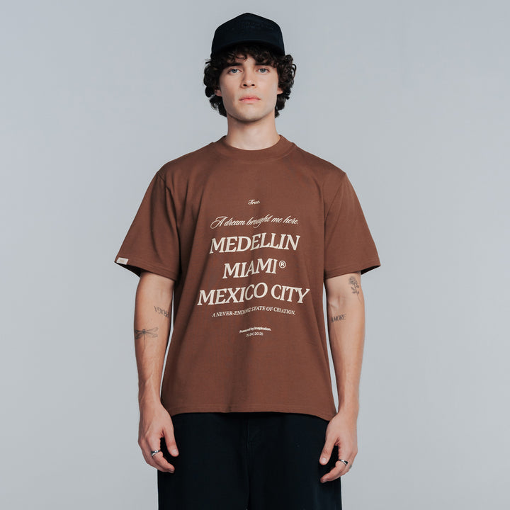 True Global T-Shirt - Brown