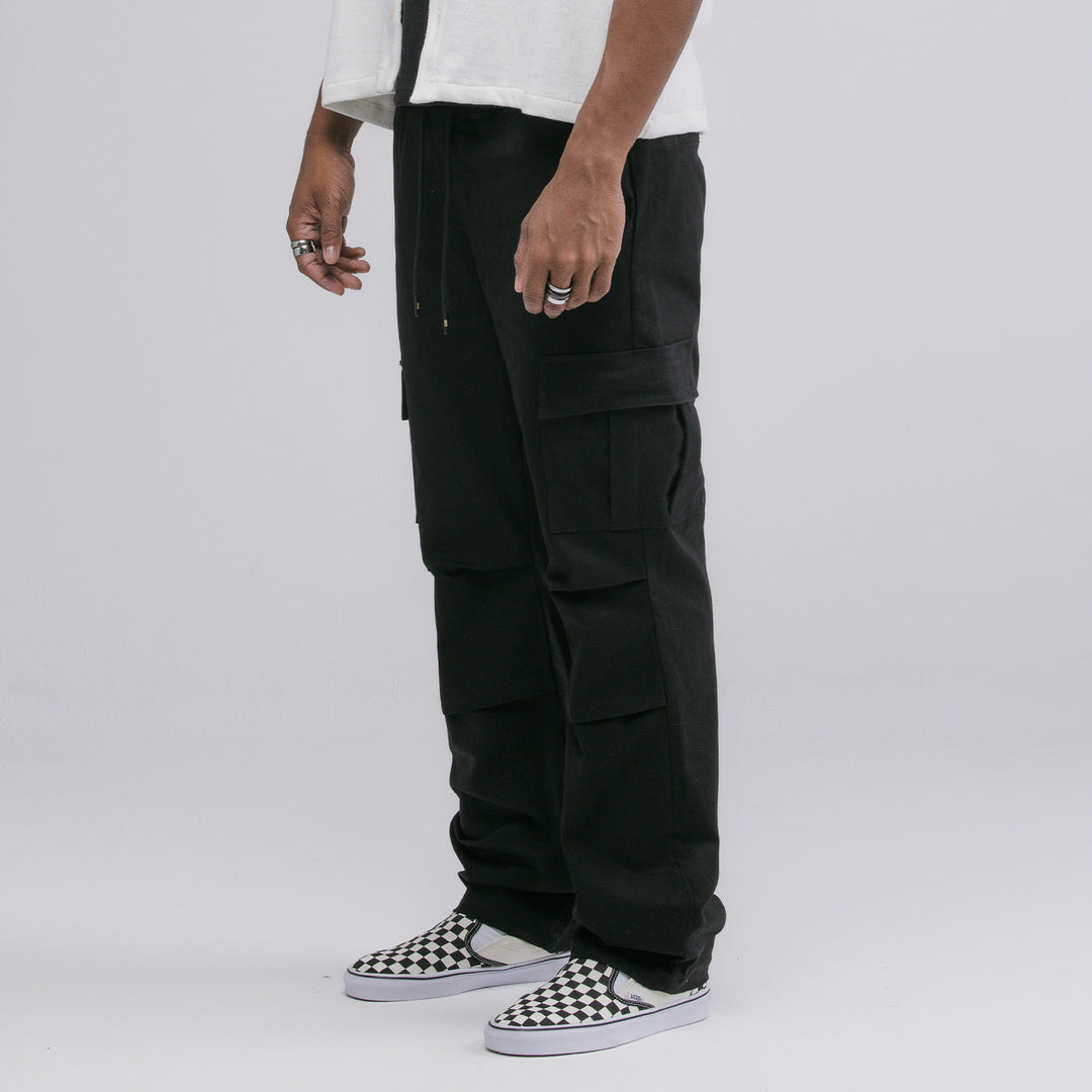 Classic Drill Jogger - Black