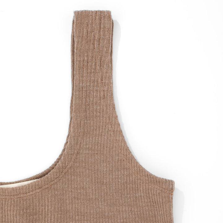 Knit Lounge Top - Brown