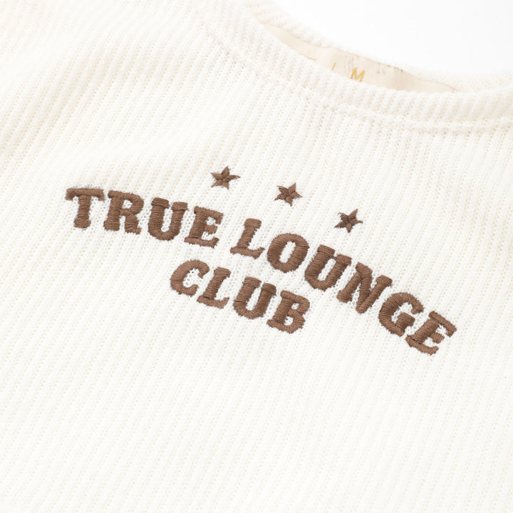 Knitted Lounge Top - Cream