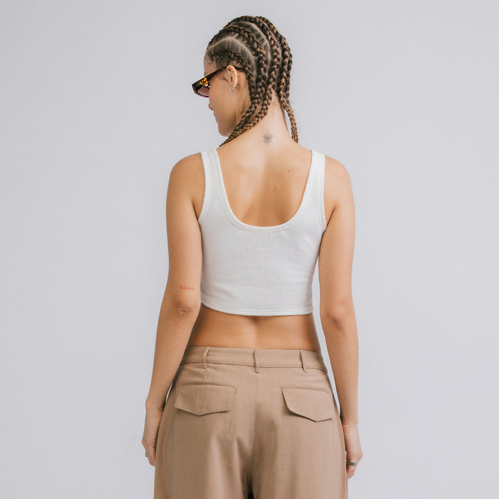 Knitted Lounge Top - Cream