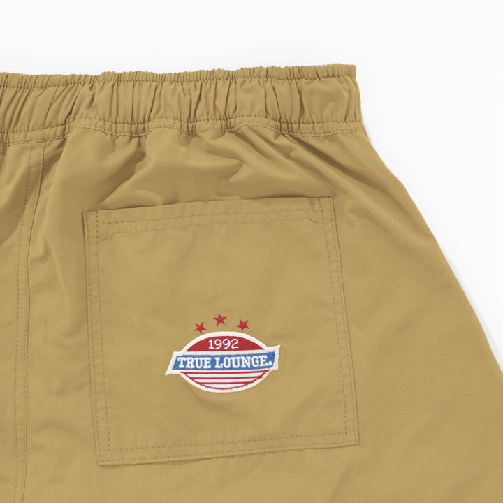 Loose Fit Cargo Trousers - Camel