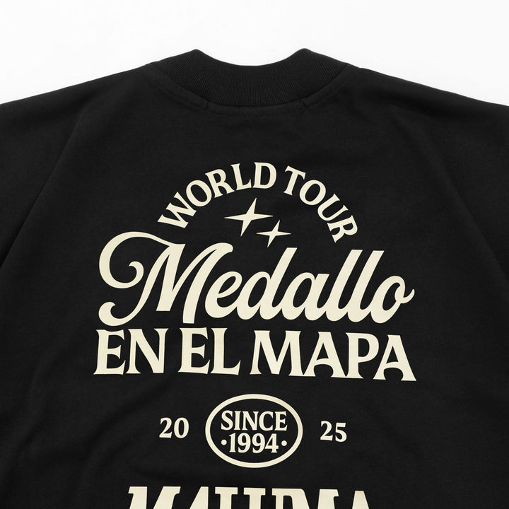 Maluma - Black Tee - Medallo En El Mapa