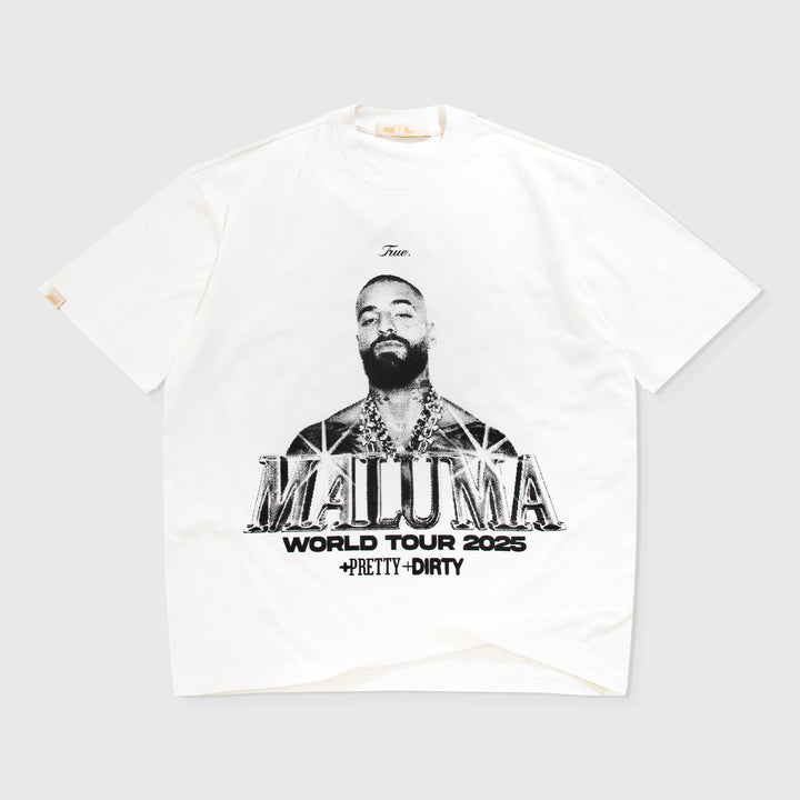 Maluma - Cream Tee - Medallo Face