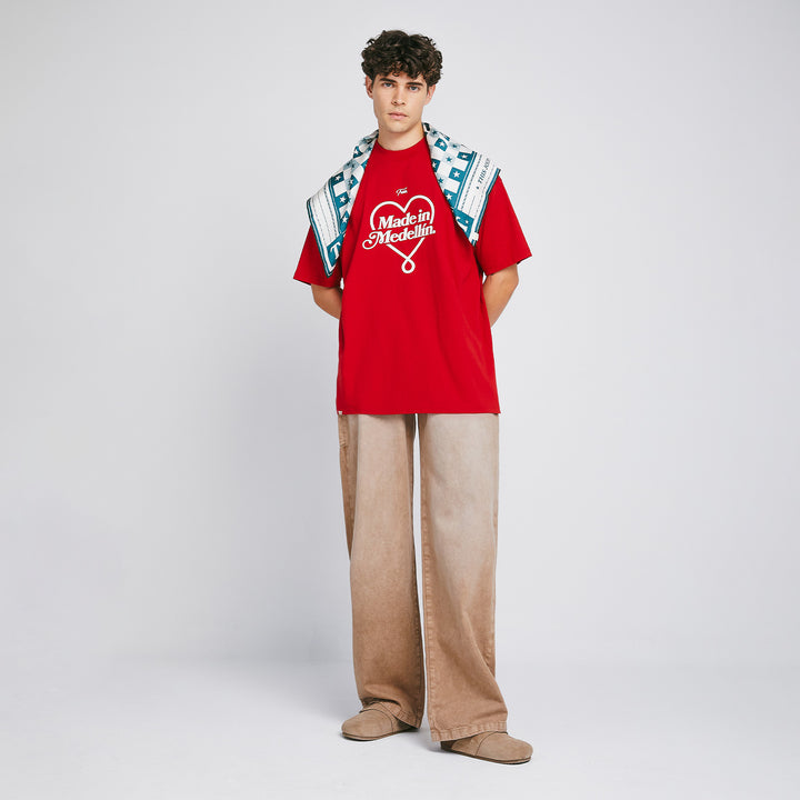 Medellin Oversized T-Shirt - Red