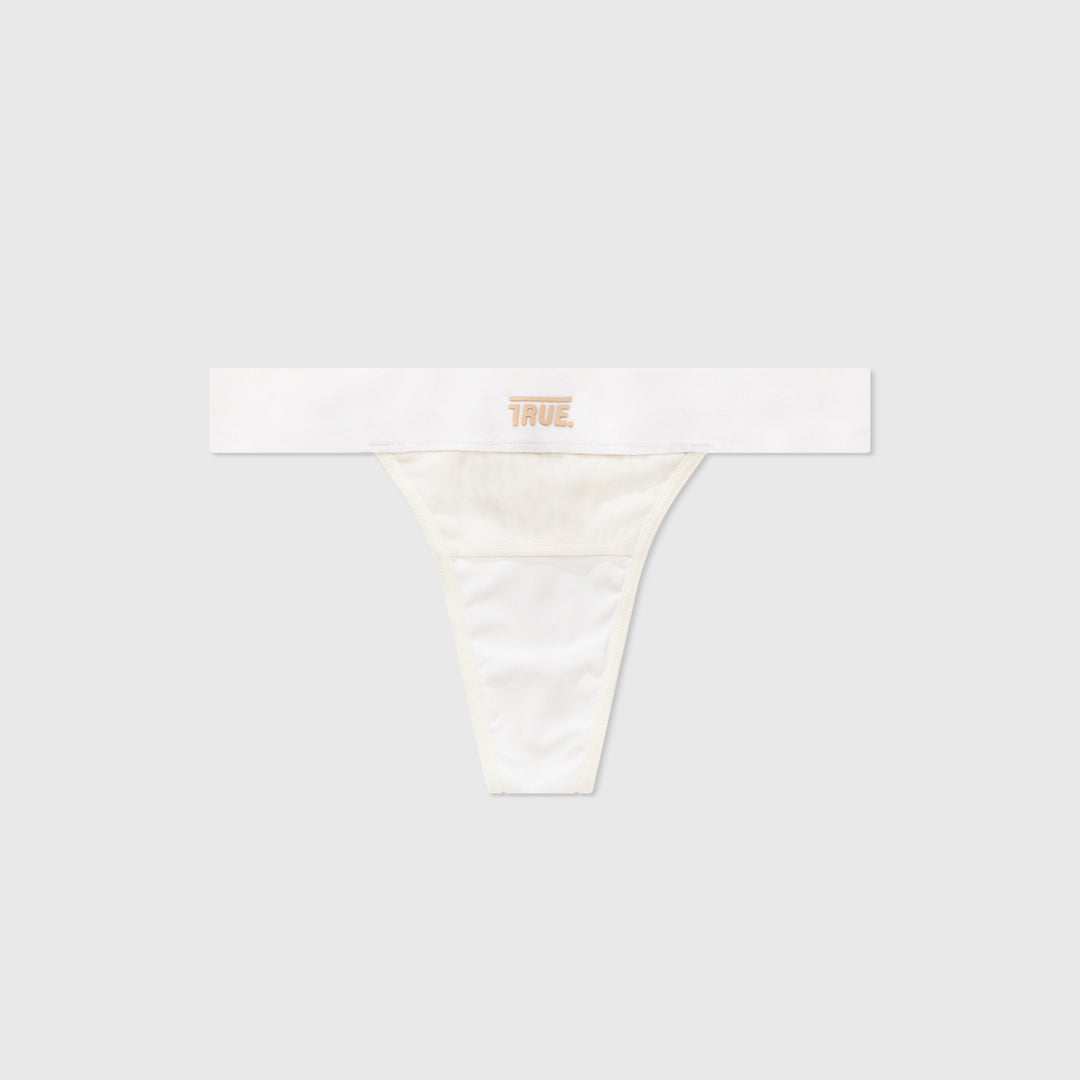 Mesh Cut-Out Bottom - Cream