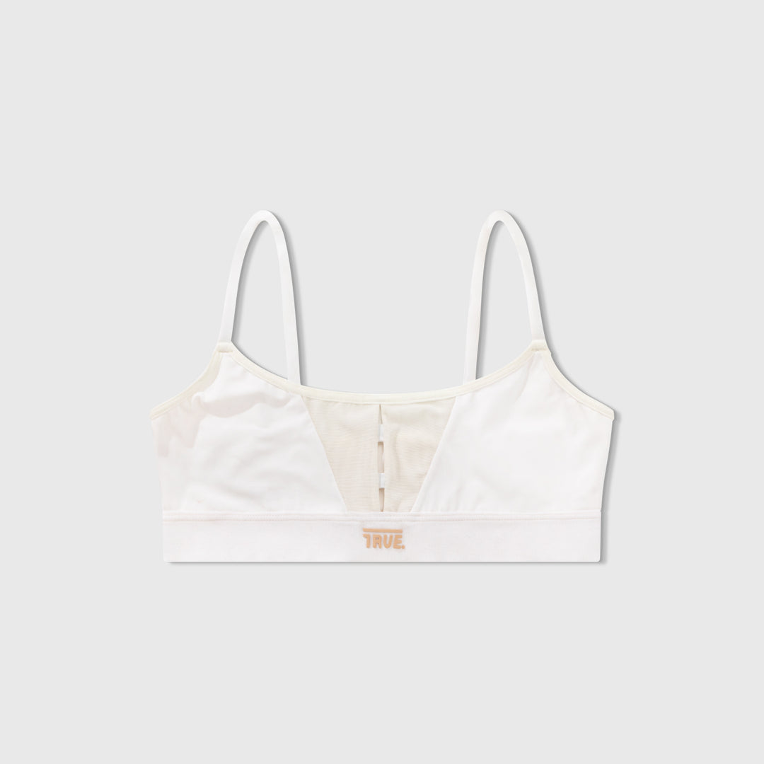Mesh Cut-Out Top - Cream