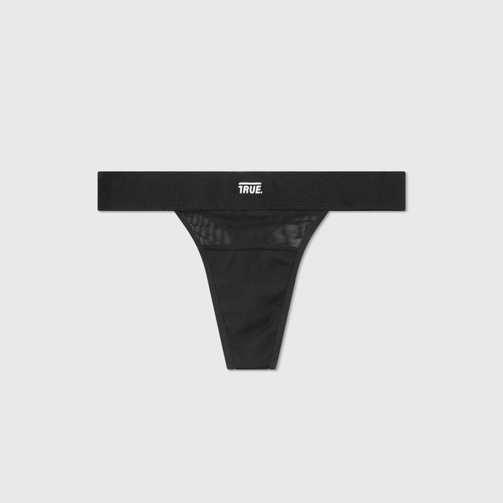 Mesh Cut-Out Bottom - Black