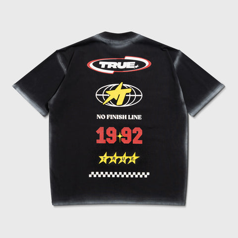 No Finish Line Oversized T-Shirt - Black