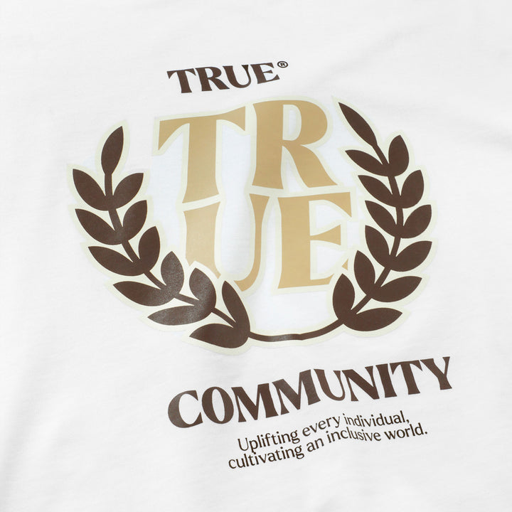 Camiseta Oversized True Community - Blanco