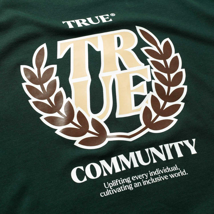 Camiseta Oversized True Community - Verde Pino