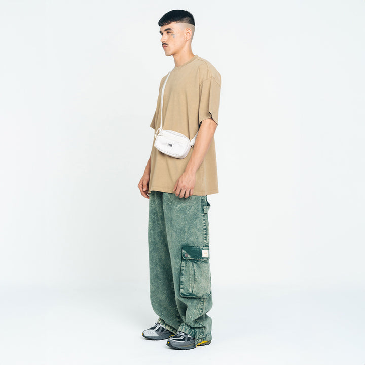 Pantalón Cargo Multi-Pocket - Lavado Verde