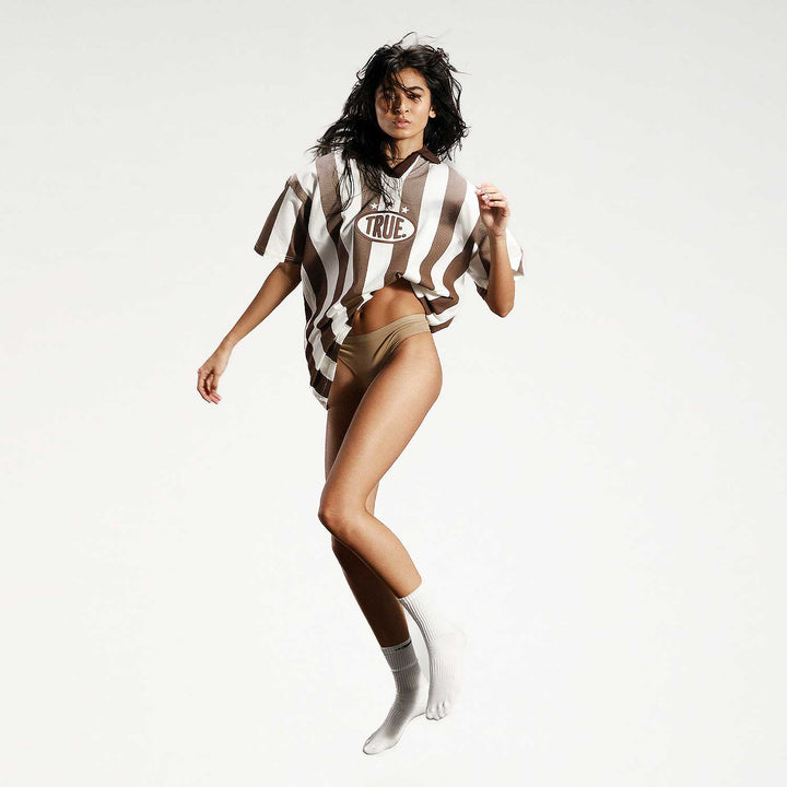Paraíso Oversized Soccer T-Shirt - Brown