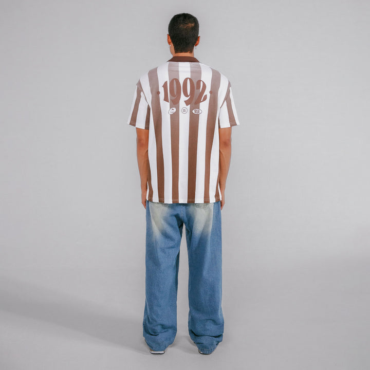 Paraíso Oversized Soccer T-Shirt - Brown