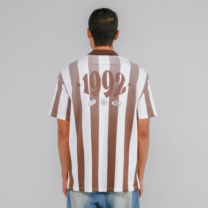 Paraíso Oversized Soccer T-Shirt - Brown