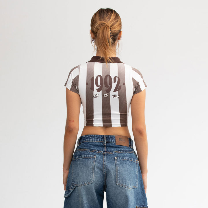 Paraíso Soccer Slim Tee - Brown
