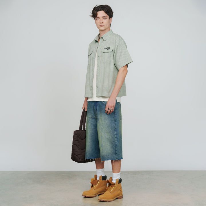 Prelude Button-Up Shirt - Olive Green