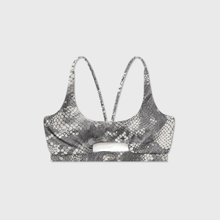 Python Cut-Out Top - Gray