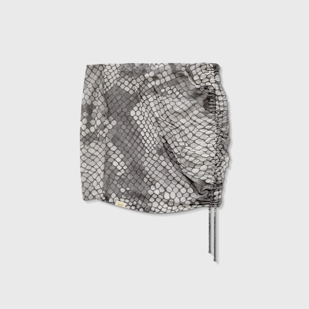 Python Mesh Mini Skirt - Gray– TRUE.