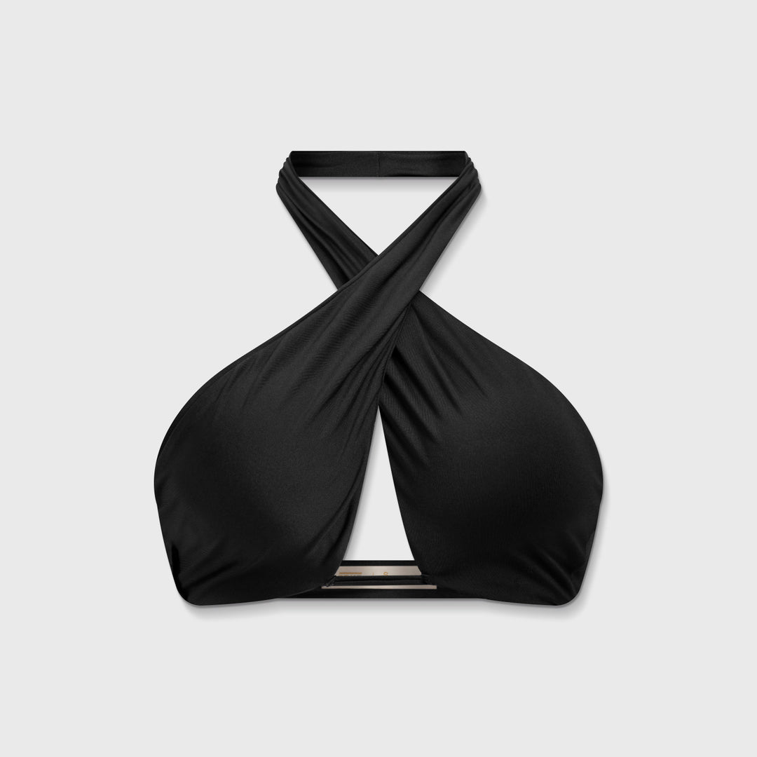 Shadow Halter Top - Black