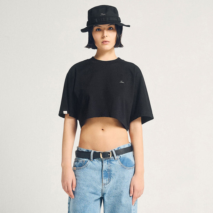 Signature Crop Top - Black