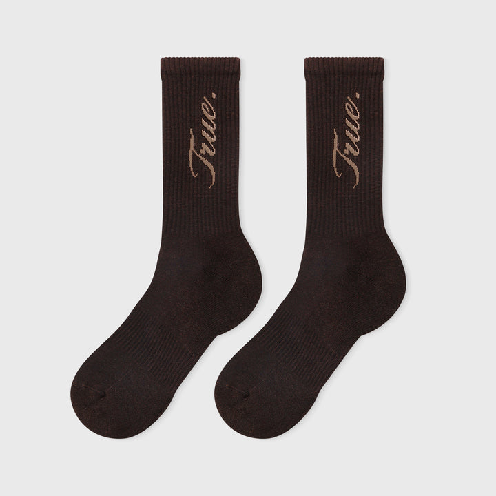 Signature Socks - Brown