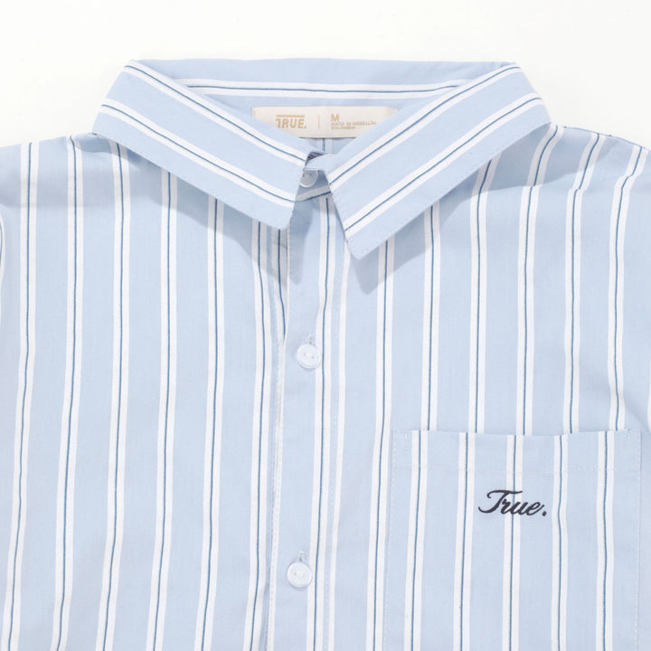 Signature Striped Shirt - Light Blue