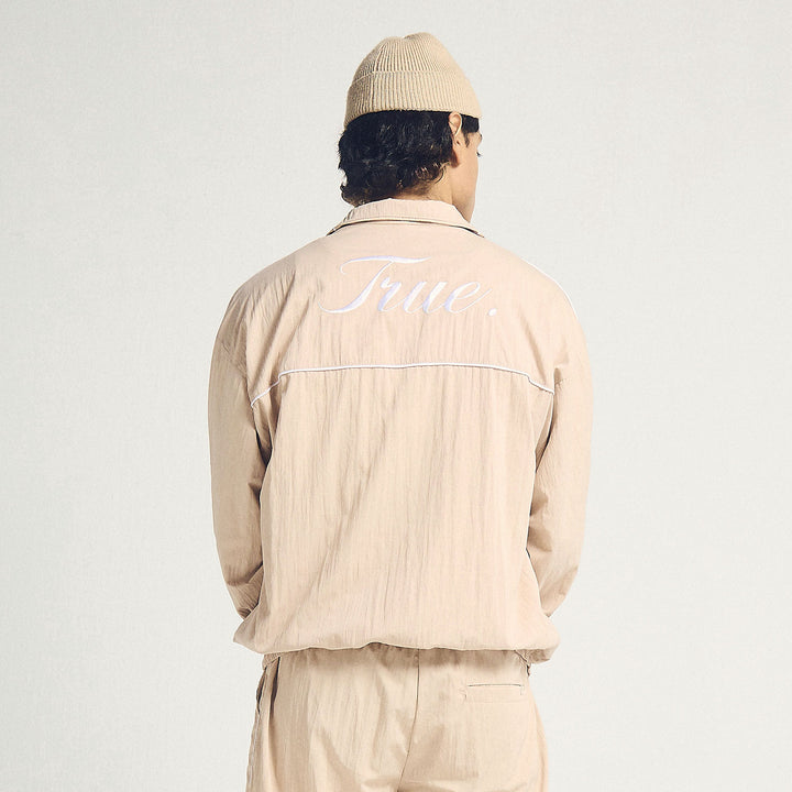 Signature Track Jacket - Sand