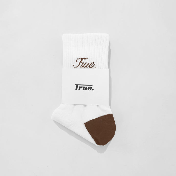 Signature Crew Socks - Brown