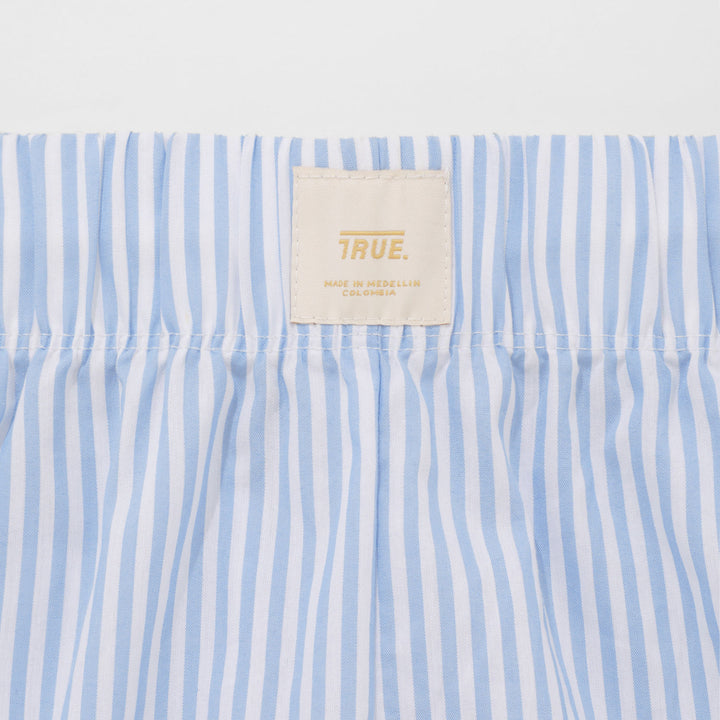 Striped Boxer Pants - Blue