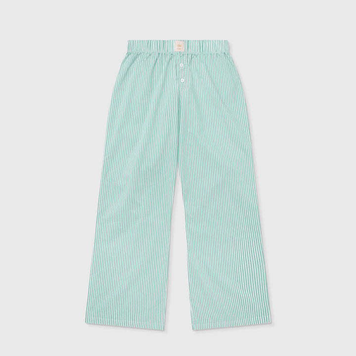 Striped Boxer Pants - Green