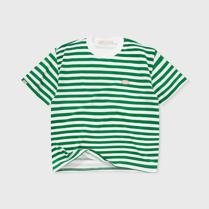 Striped No Fear Tee - Green