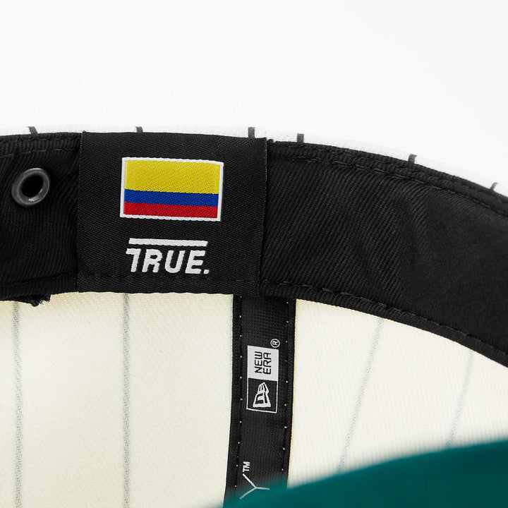 True X New Era 940 Pinstripe Dk Green