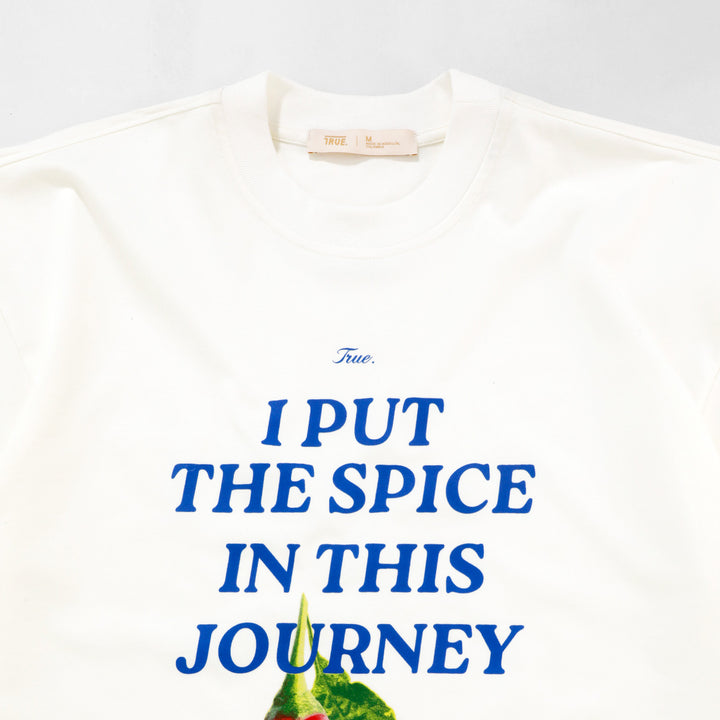 The Journey Boxy T-Shirt - Cream