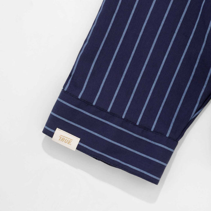 The Journey Striped Shirt - Navy Blue