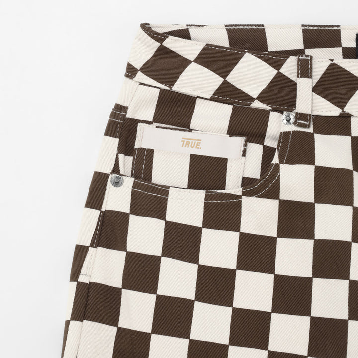 The Journey Chess Pants - Brown