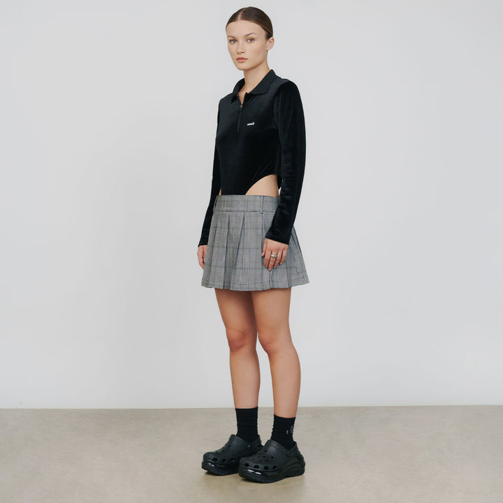 Too Bright LS Bodysuit - Black