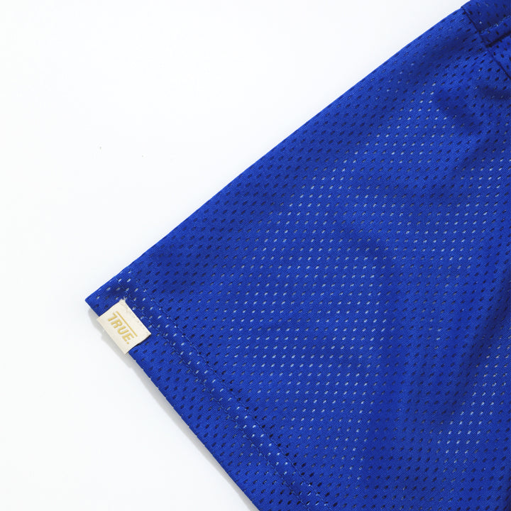 True Mesh Boxy Tee - Blue