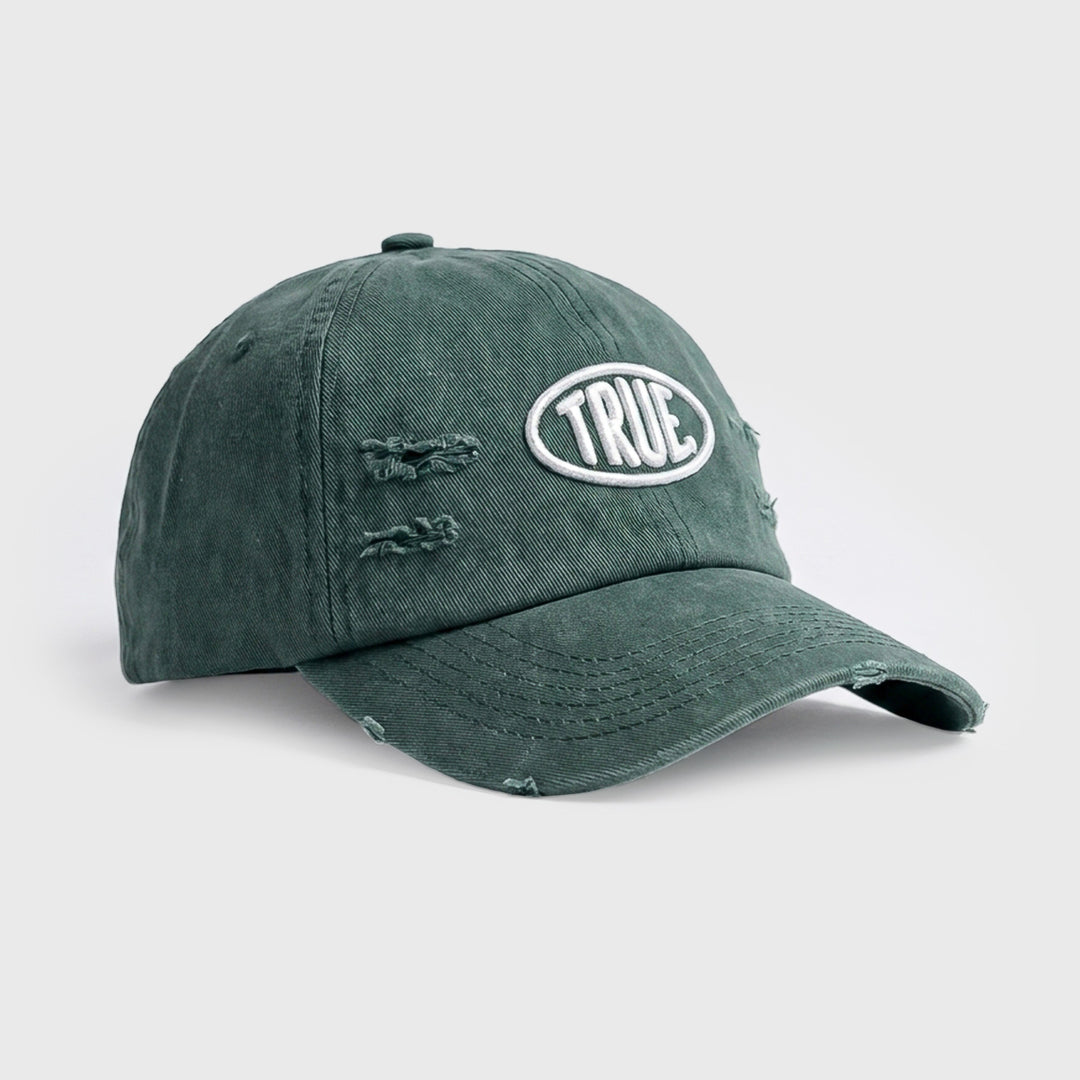 True Stamp Logo Cap - Washed Green