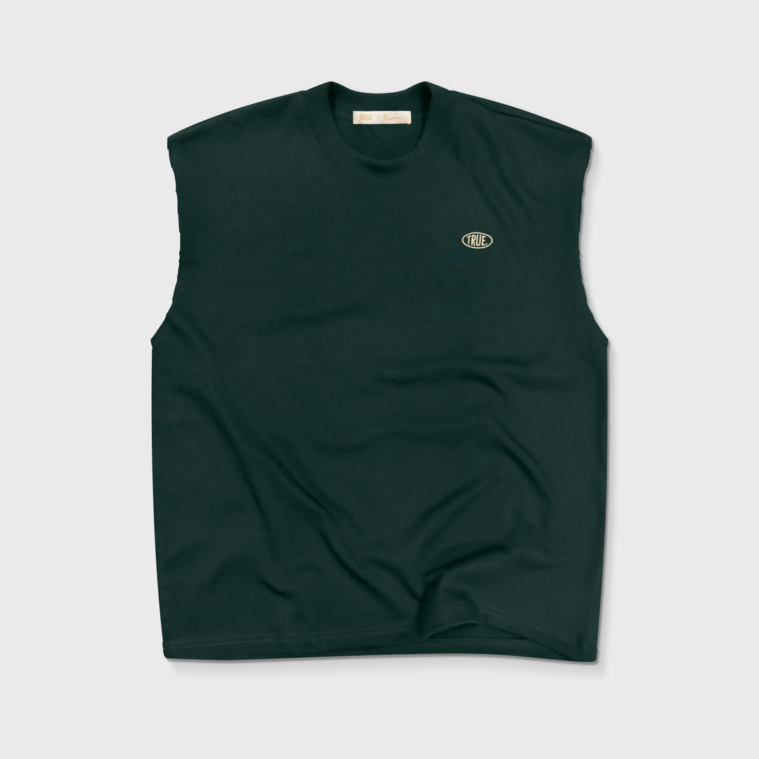 True Warm Tank Top - Pine Green