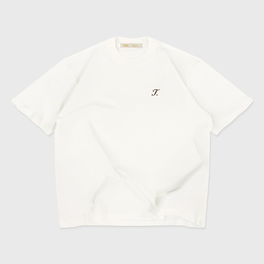 True Way Loose Fit T-Shirt - Cream