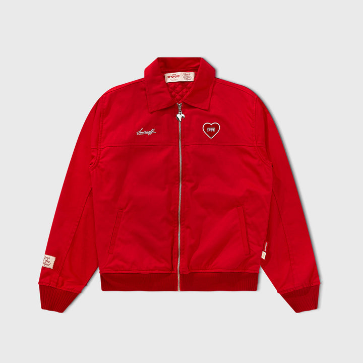 True X Smirnoff Bomber Jacket - Red