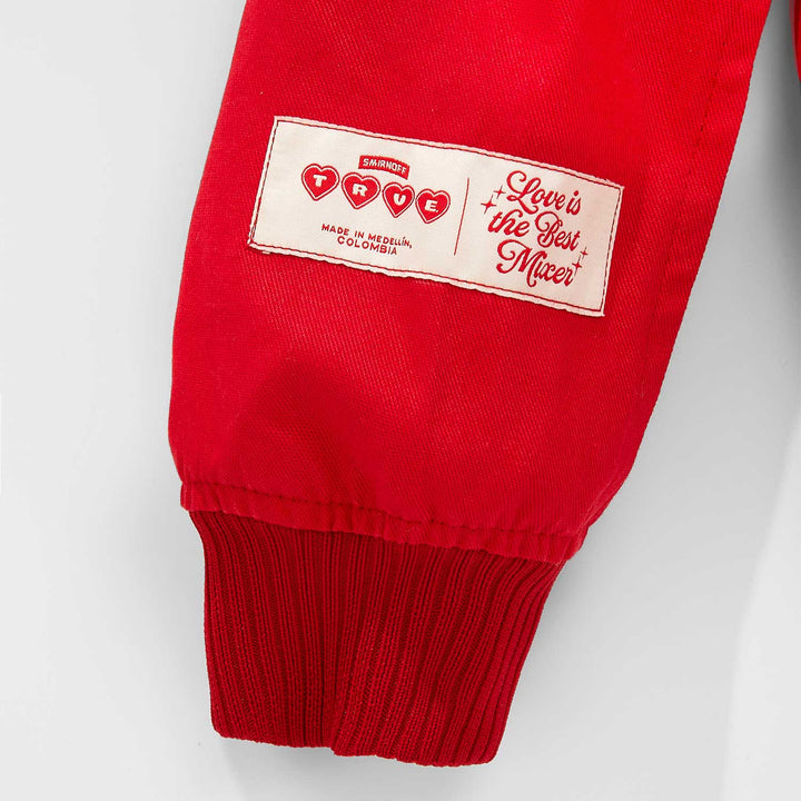 True X Smirnoff Bomber Jacket - Red