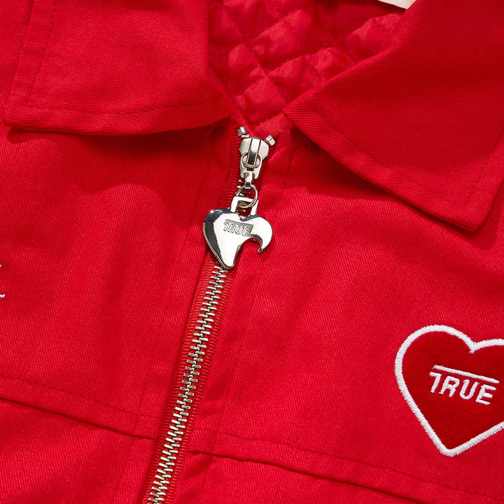 True X Smirnoff Bomber Jacket - Red