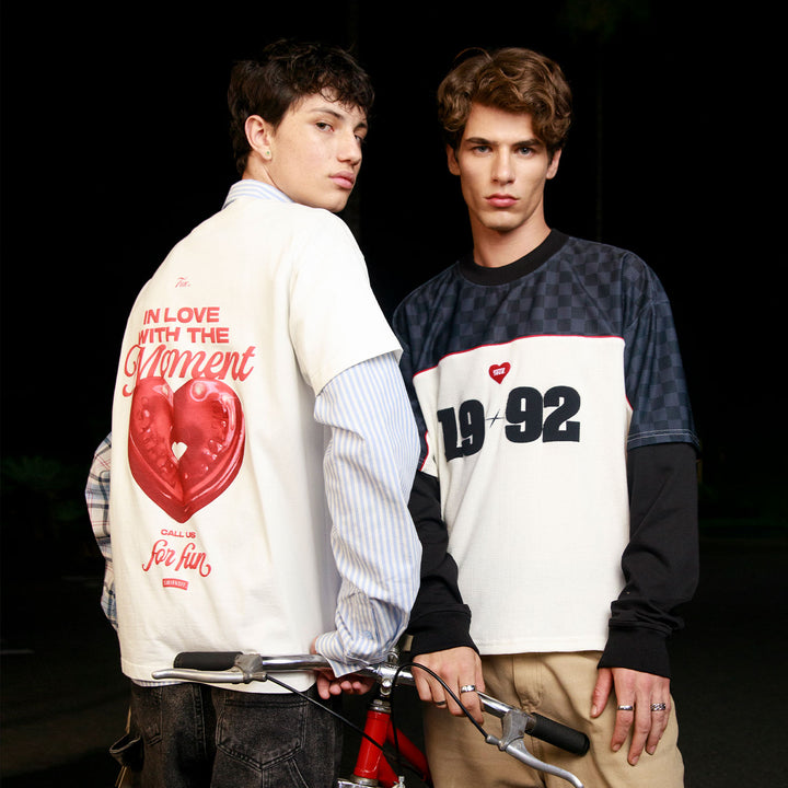 True X Smirnoff Love T-Shirt - Cream