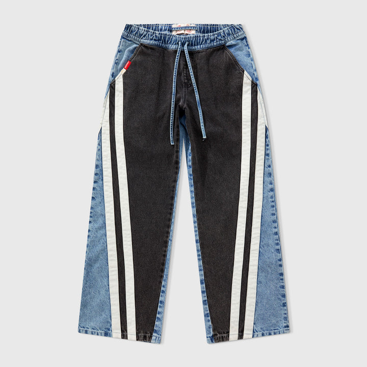 True X Smirnoff Maxi Denim Pants - Blue