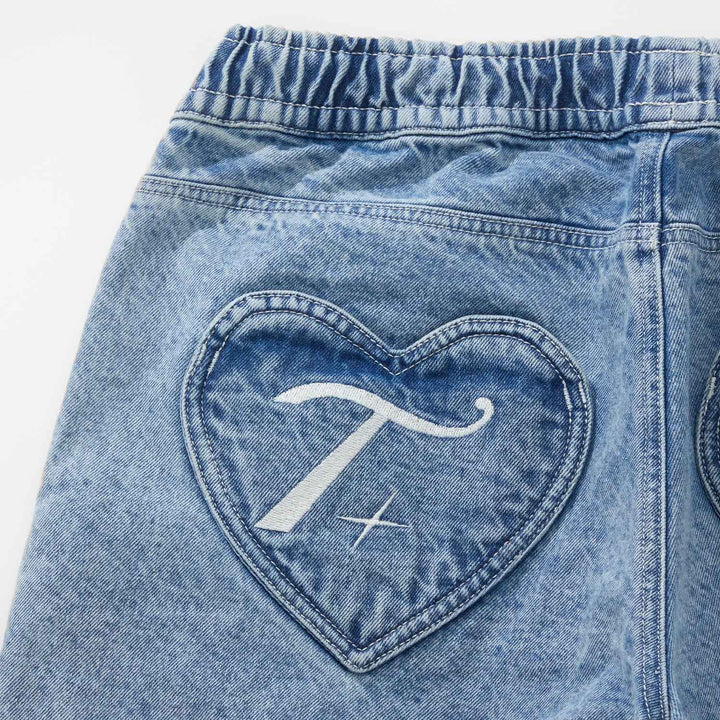 True X Smirnoff Maxi Denim Pants - Blue