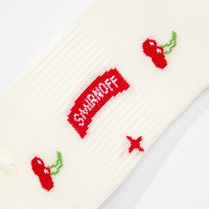 True X Smirnoff Socks - Cream